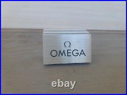 100% Vintage Omega Watch Stand card Plaque RARE