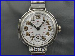 10's vintage watch WW1 Oficcer Omega trench ref. 568.13 cal. 13''' SOB rare