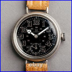 1912 Omega Trench Vintage Rare Military WW1 Borgel style Watch 35 @WatchAdoption