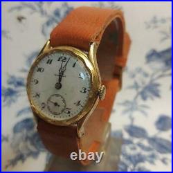 1920s Rare Antique Omega 18K Men's Watch Excellent Condition