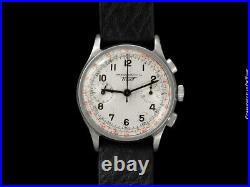 1939 OMEGA TISSOT Caliber 33.3 Large & Rare Vintage Mens SS Chrongraph Watch