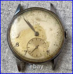 1944 OMEGA Cal 28 Manual Ref. 2401-1 VERY RARE Vintage Men's Watch White Dial