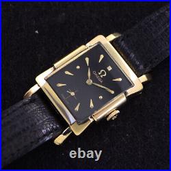 1947's VINTAGE OMEGA MANUAL WINDING 14KT GOLD PLATED DRESS WATCH RARE ITEMS