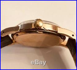 1950 14k Vintage Rose Gold Omega Automatic Chronometer! Cal. #343 Rare
