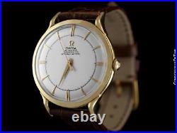 1951 OMEGA Very Rare Vintage Pre-Constellation Chronometer 14311 18K Gold