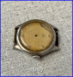 1958 OMEGA Cal 30T2 Manual 16 Jewels RARE Vintage Men's Watch Beige Dial 35mm
