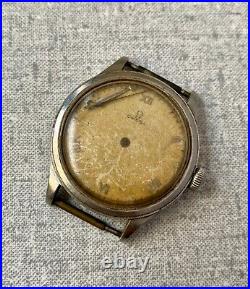 1958 OMEGA Cal 30T2 Manual 16 Jewels RARE Vintage Men's Watch Beige Dial 35mm