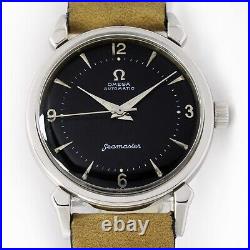 1958 Omega Seamaster Automatic Rare Hooded Shaped Lugs Vintage Watch 1958 Omega Seamaster Automatic Rare Hooded Shaped Lugs Vintage Watch