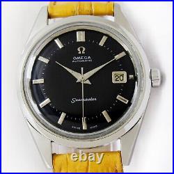 1958s Omega Seamaster Over Size Rare 38mm Jumbo Mens Vintage Steel Watch 2867-4