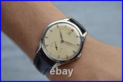1959 Omega Small Seconds Oversized 39mm Mechanical Rare Leather Watch 510 Rare 1959 Omega Small Seconds Oversized 39mm Mechanical Rare Leather Watch 510 Rare