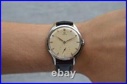1959 Omega Small Seconds Oversized 39mm Mechanical Rare Leather Watch 510 Rare 1959 Omega Small Seconds Oversized 39mm Mechanical Rare Leather Watch 510 Rare