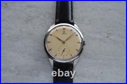 1959 Omega Small Seconds Oversized 39mm Mechanical Rare Leather Watch 510 Rare 1959 Omega Small Seconds Oversized 39mm Mechanical Rare Leather Watch 510 Rare
