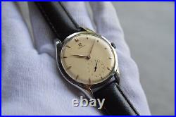1959 Omega Small Seconds Oversized 39mm Mechanical Rare Leather Watch 510 Rare 1959 Omega Small Seconds Oversized 39mm Mechanical Rare Leather Watch 510 Rare