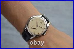 1959 Omega Small Seconds Oversized 39mm Mechanical Rare Leather Watch 510 Rare 1959 Omega Small Seconds Oversized 39mm Mechanical Rare Leather Watch 510 Rare