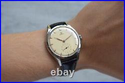 1959 Omega Small Seconds Oversized 39mm Mechanical Rare Leather Watch 510 Rare 1959 Omega Small Seconds Oversized 39mm Mechanical Rare Leather Watch 510 Rare