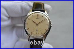 1959 Omega Small Seconds Oversized 39mm Mechanical Rare Leather Watch 510 Rare 1959 Omega Small Seconds Oversized 39mm Mechanical Rare Leather Watch 510 Rare