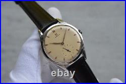 1959 Omega Small Seconds Oversized 39mm Mechanical Rare Leather Watch 510 Rare 1959 Omega Small Seconds Oversized 39mm Mechanical Rare Leather Watch 510 Rare