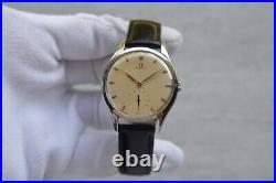1959 Omega Small Seconds Oversized 39mm Mechanical Rare Leather Watch 510 Rare 1959 Omega Small Seconds Oversized 39mm Mechanical Rare Leather Watch 510 Rare