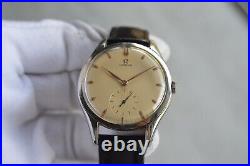 1959 Omega Small Seconds Oversized 39mm Mechanical Rare Leather Watch 510 Rare 1959 Omega Small Seconds Oversized 39mm Mechanical Rare Leather Watch 510 Rare