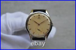 1959 Omega Small Seconds Oversized 39mm Mechanical Rare Leather Watch 510 Rare 1959 Omega Small Seconds Oversized 39mm Mechanical Rare Leather Watch 510 Rare