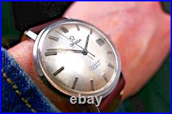 1965 Rare MESH Dial OMEGA SEAMASTER DEVILLE 562 AUTOMATIC 34mm Vintage Watch