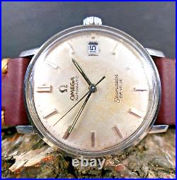 1965 Rare MESH Dial OMEGA SEAMASTER DEVILLE 562 AUTOMATIC 34mm Vintage Watch