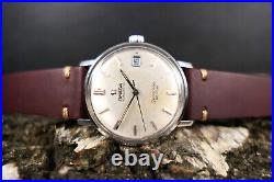 1965 Rare MESH Dial OMEGA SEAMASTER DEVILLE 562 AUTOMATIC 34mm Vintage Watch