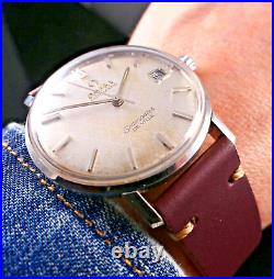 1965 Rare MESH Dial OMEGA SEAMASTER DEVILLE 562 AUTOMATIC 34mm Vintage Watch