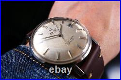 1965 Rare MESH Dial OMEGA SEAMASTER DEVILLE 562 AUTOMATIC 34mm Vintage Watch