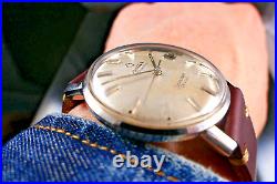 1965 Rare MESH Dial OMEGA SEAMASTER DEVILLE 562 AUTOMATIC 34mm Vintage Watch