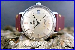 1965 Rare MESH Dial OMEGA SEAMASTER DEVILLE 562 AUTOMATIC 34mm Vintage Watch