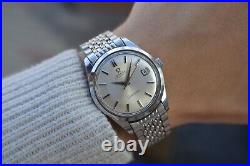 1968 Omega Seamaster Automatic Beads Of Rice Bracelet 166.010 Rare Watch