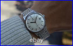 1969 Omega Geneve 166.037 Automatic Beads Of Rice Bracelet Rare Watch