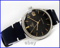 1969s Omega Vintage Seamaster Auto Rare Original Tropical Gilt Patina Watch