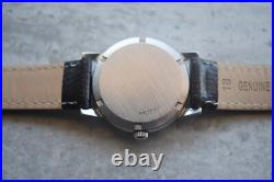 1970 Omega Geneve Vintage Blue Dial Rare Steel Men's Leather Watch 1970 Omega Geneve Vintage Blue Dial Rare Steel Men's Leather Watch
