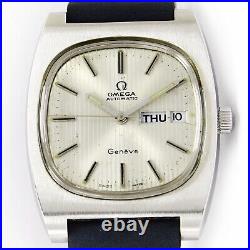 1972 Omega Geneve Automatic Original Self Line Rare Dial Vintage Watch 166.0188 1972 Omega Geneve Automatic Original Self Line Rare Dial Vintage Watch 166.0188