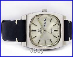 1972 Omega Geneve Automatic Original Self Line Rare Dial Vintage Watch 166.0188