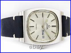 1972 Omega Geneve Automatic Original Self Line Rare Dial Vintage Watch 166.0188