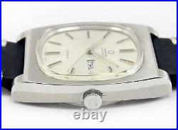 1972 Omega Geneve Automatic Original Self Line Rare Dial Vintage Watch 166.0188