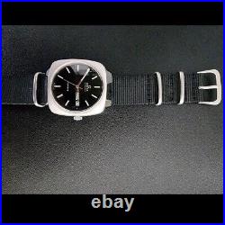 1977's VINTAGE OMEGA GENEVE AUTOMATIC BLACK DIAL DAY&DATE DRESS MEN'S WATCH RARE