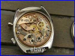 60's vintage watch mens Omega Chronostop ref. 145.009 cal. 865 blue dial RARE