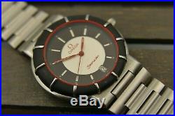 80's vintage watch mens OMEGA SPIDER ref. 196.0301 dynamic seamaster N. O. S RARE