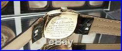 Antique Vintage Rare 1935 Omega Solid 18k Gold MID Size Wrist Watch Serviced