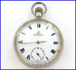 C1913 Rare Australian Country Retailer S Weisser Korumburra Omega Pocket Watch