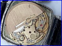 Elegant Omega Genev Automatic Cal. 1012 Mens Wrist Watch Date Vintage Rare Ss