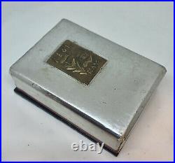 Extremely Rare Vintage Omega Pocket Watch Box Bronze Lable From 1938
