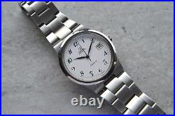 Fullset Omega Geneve Automatic Steel Bracelet White Dial 18/7/1981 Rare