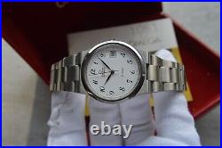 Fullset Omega Geneve Automatic Steel Bracelet White Dial 18/7/1981 Rare