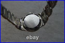 Fullset Omega Geneve Automatic Steel Bracelet White Dial 18/7/1981 Rare