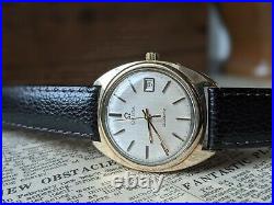 Gents Vintage Omega Quartz Rare Hacking 1370 Hacking 1978 7 Jewel Watch Working